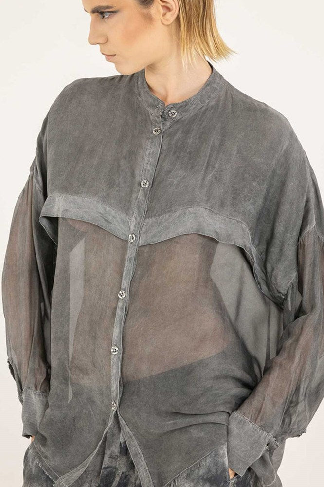 Sanctamuerte Shirt - Ash Grey