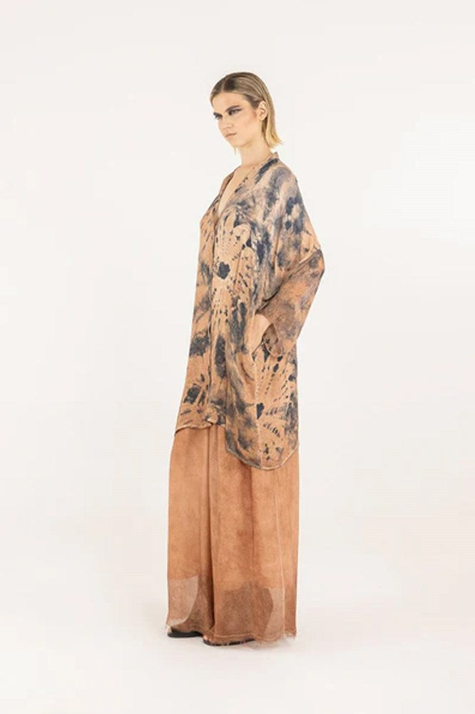 Sanctamuerte Shirt - Starfish Orange Print