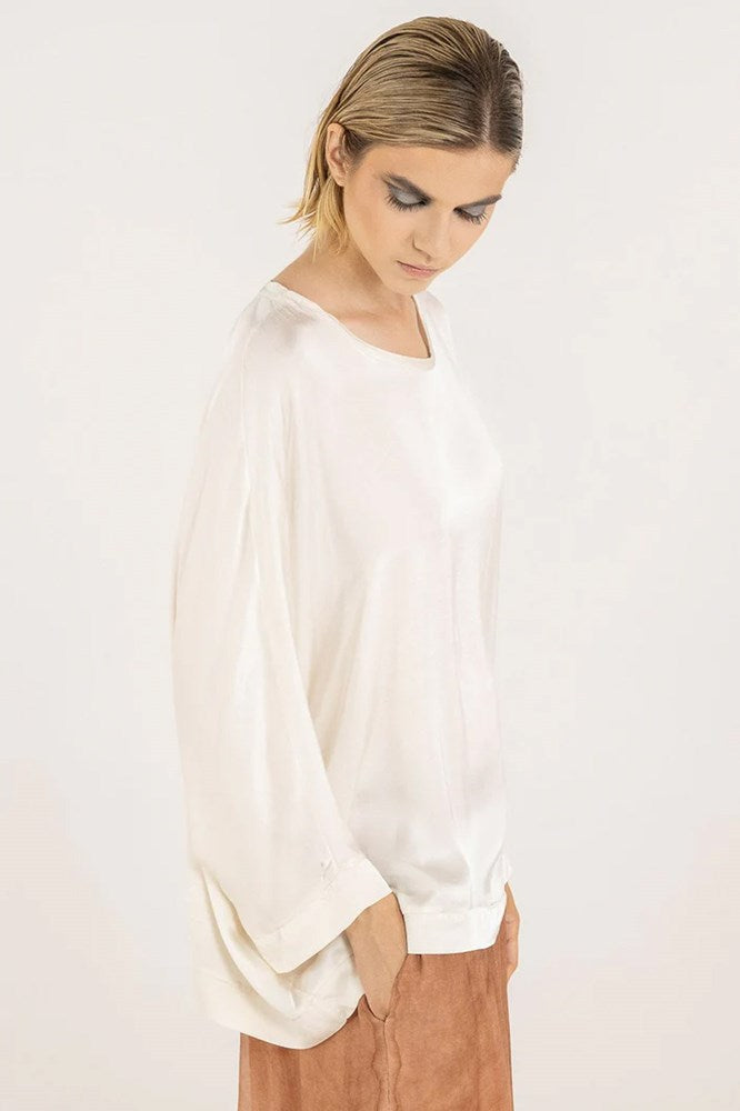 Sanctamuerte Top - Antique White