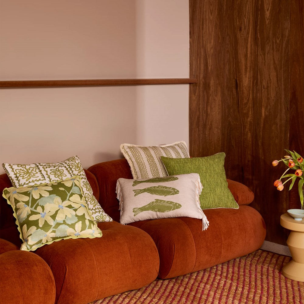 Sardines Cushion - Khaki