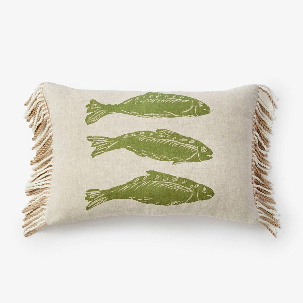 Sardines Cushion - Khaki