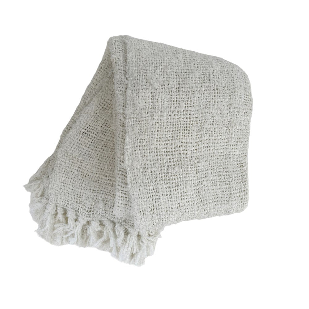 Sherpa Throw Ivory