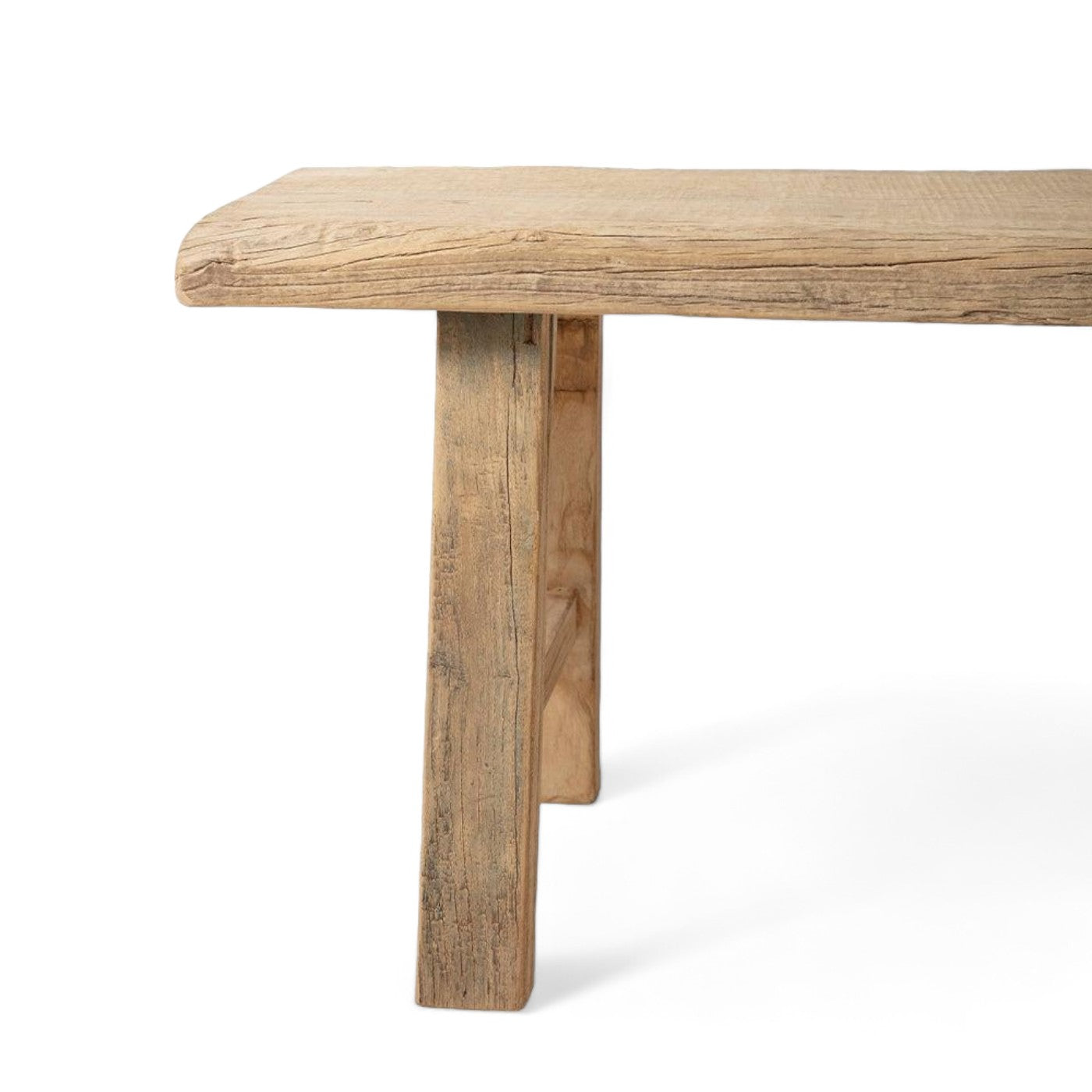 Short Elm Bench - Natural