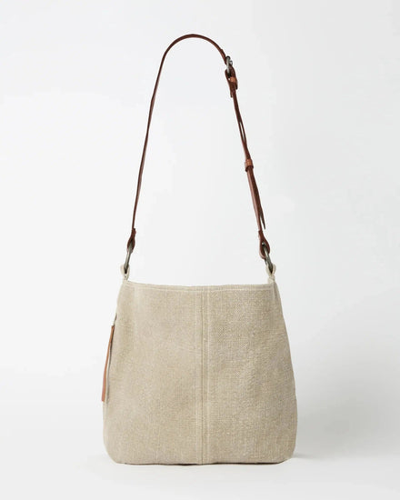 Slouchy Baby Jute Bag - Ash Grey-St Barts