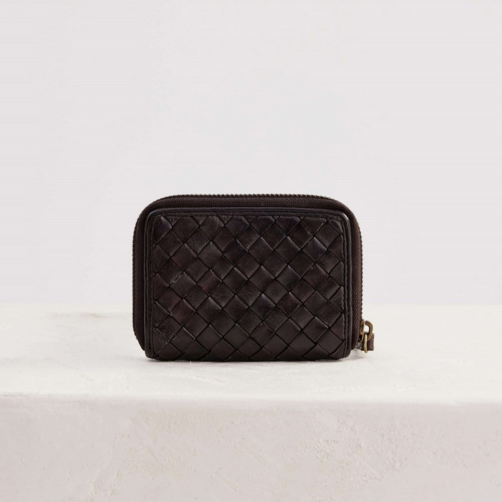 Small Basque Wallet - Chocolate