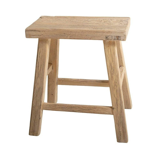 Small Elm Worker Stool