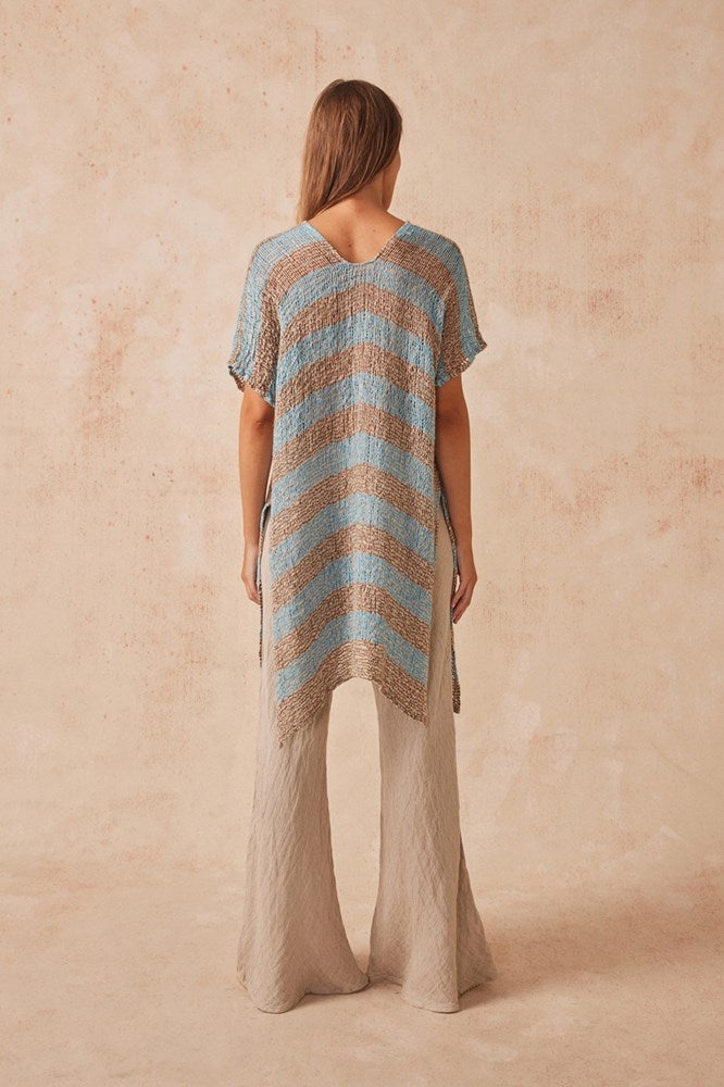 Solace Tunic - Lecce Blue Chocolate