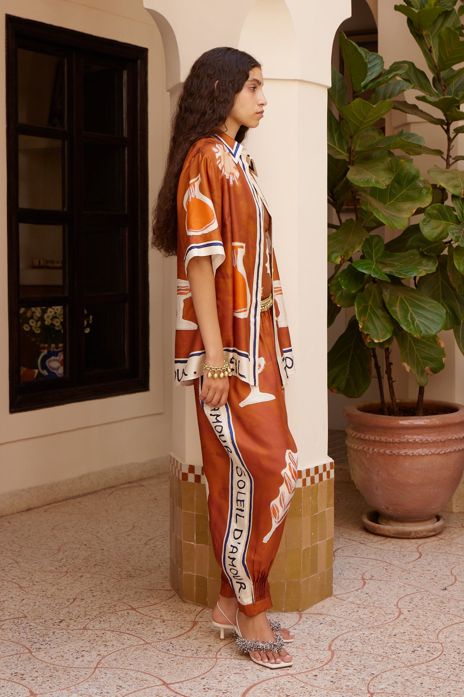 Soleil D'Amour Silk Shirt