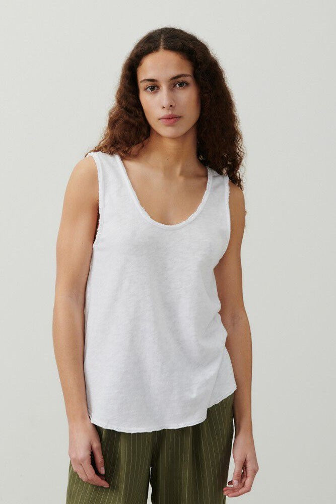 Sonoma Raw Edge Tank - White