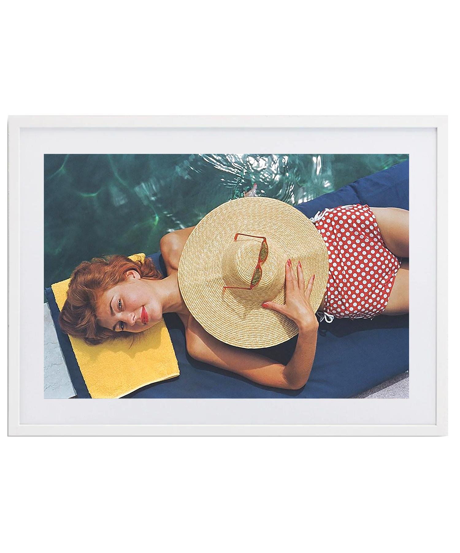 Sunbathing In Burgenstock Wall Art