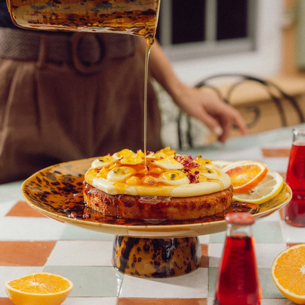 Sunfleck Raised Bowl