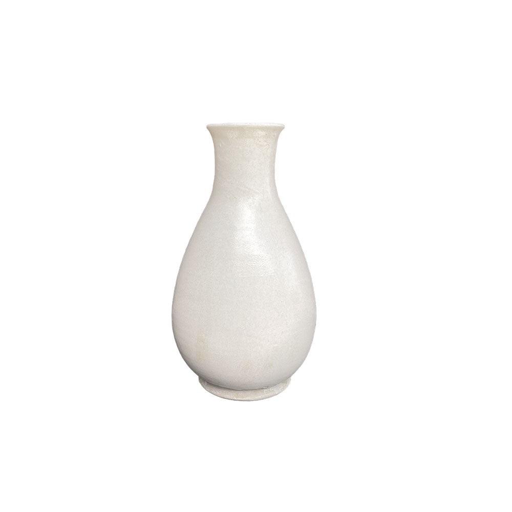 Tall White Porcelain Vase