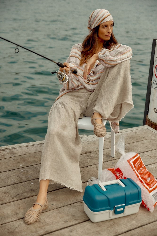 Estilo Emporio-Taomina Pant - Samba Natural-Pants-st-barts-brisbane-goldcoast-cabarita-southport
