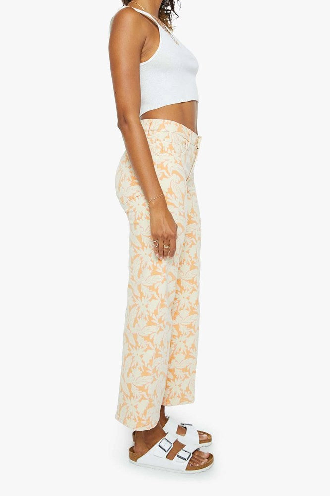The Mid Rise Zip Rambler Ankle Jean - Coral Reef
