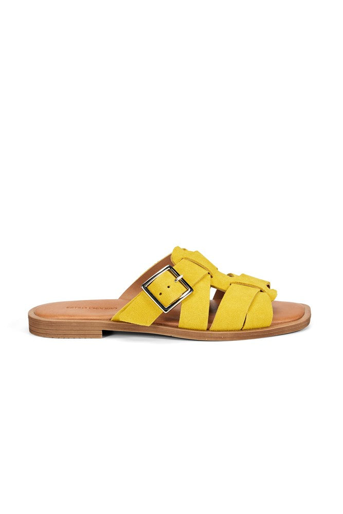Estilo Emporio-Thierry Slide - Marigold-Shoes-st-barts-brisbane-goldcoast-cabarita-southport