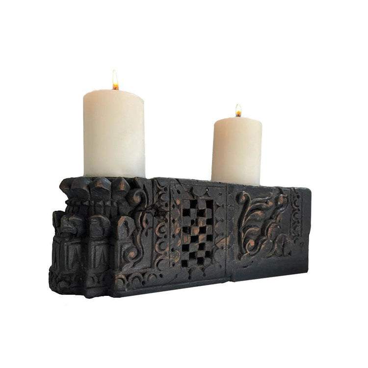 Todala Candle Holder (A) - Black