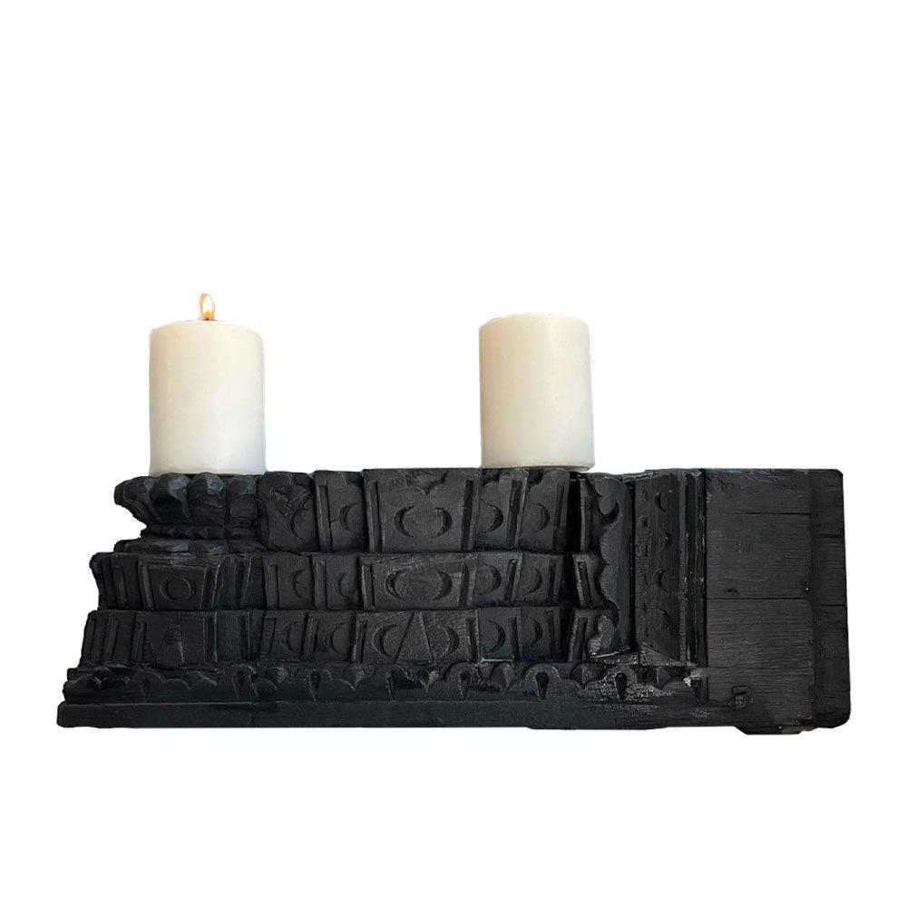 Todala Candle Holder (B) - Black