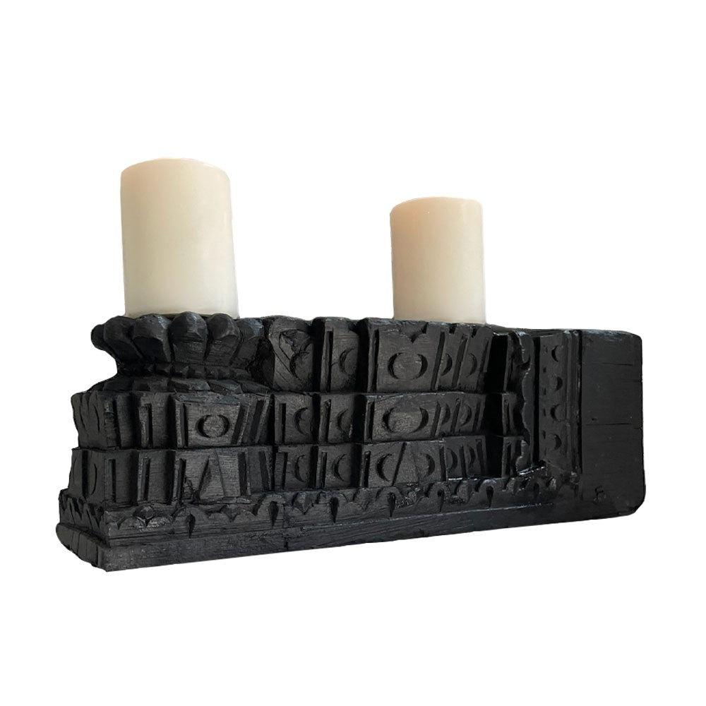 Todala Candle Holder (B) - Black