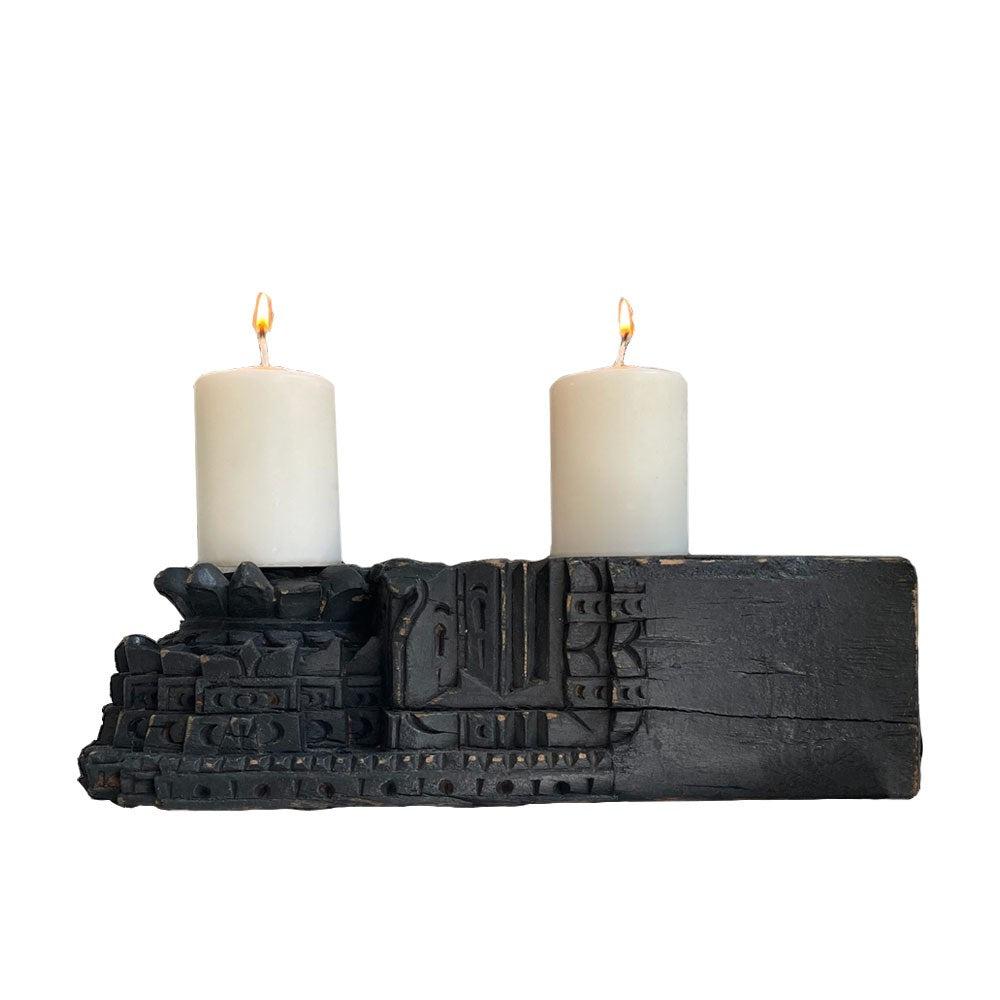 Todala Candle Holder (D) - Black