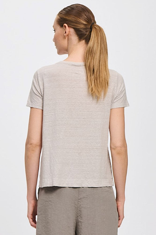 Linen Blend Tee - Transit