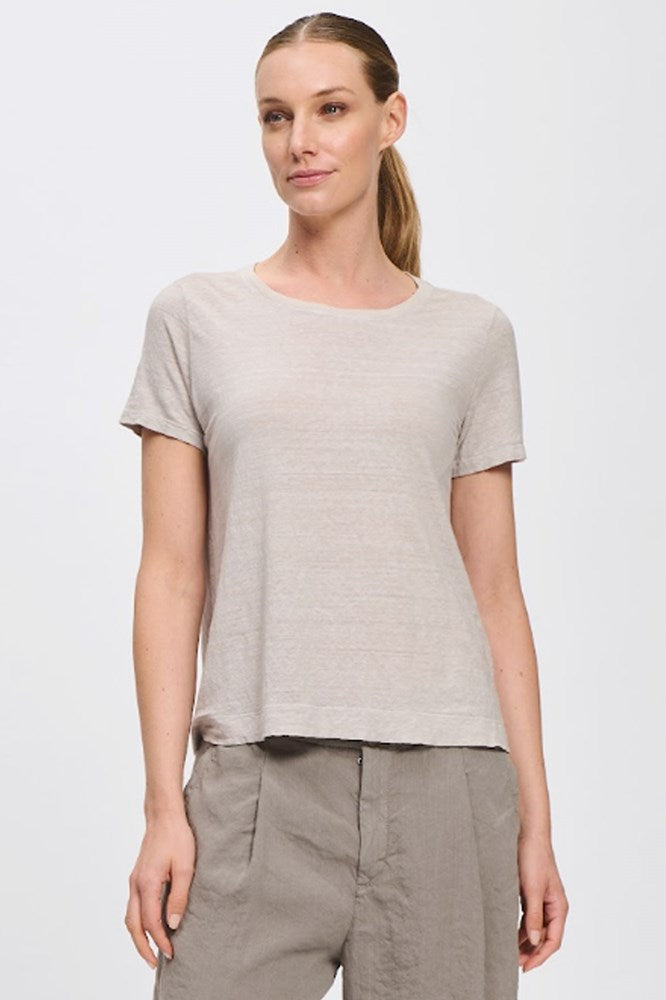 Linen Blend Tee - Transit