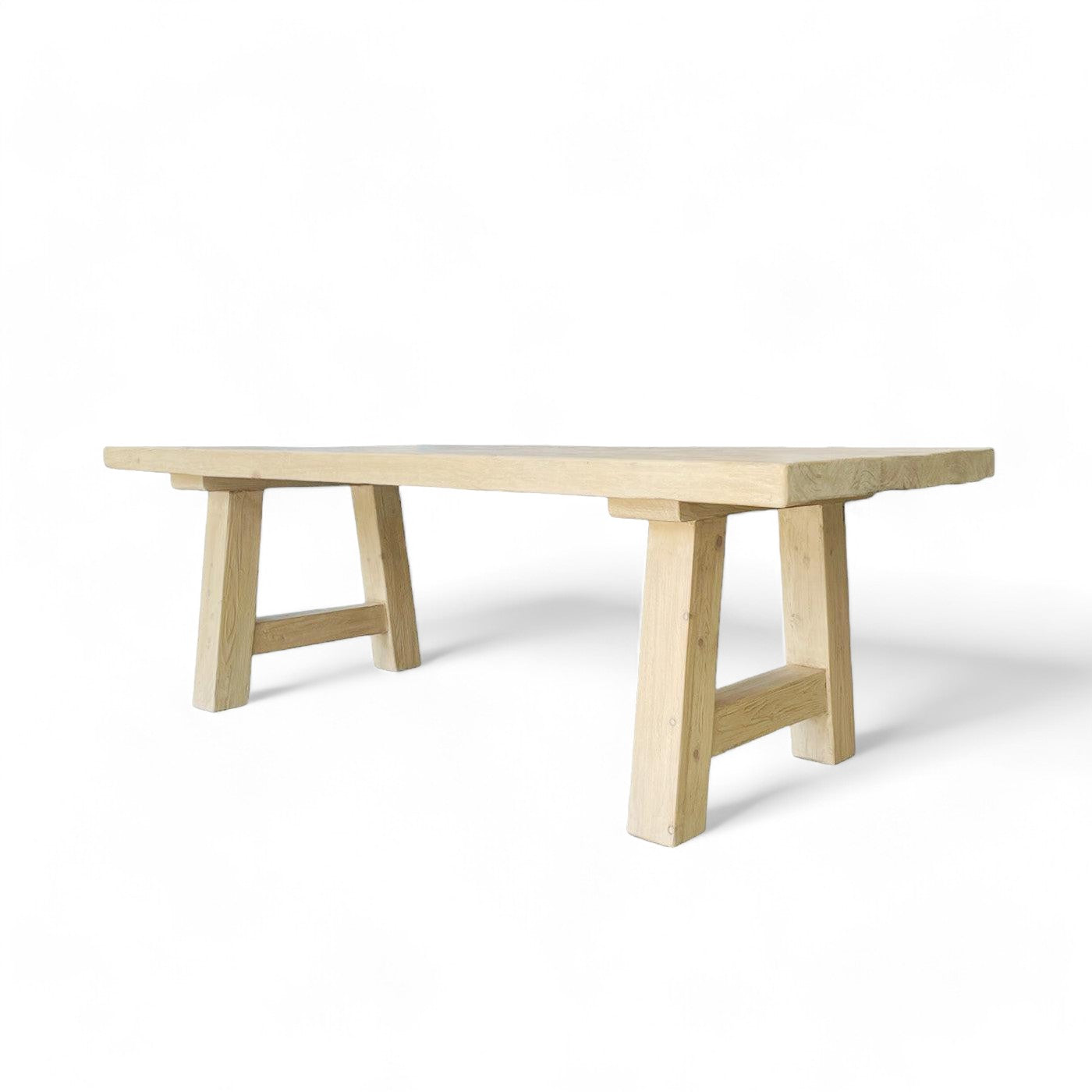 Tuscan Raw Elm Dining Table 2.2m Seats 4-6