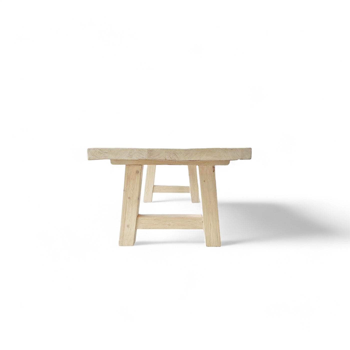 Tuscan Raw Elm Dining Table 2.2m Seats 4-6