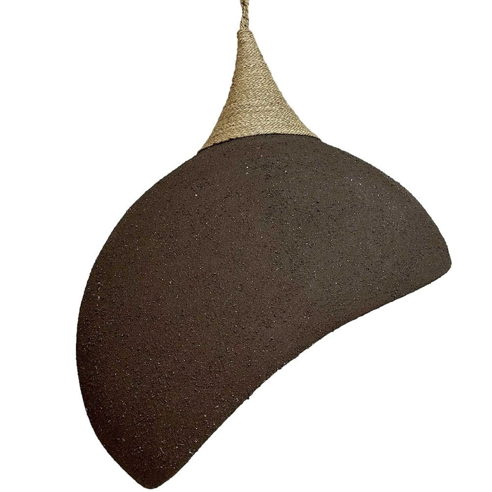 Umi Sand Dome Pendant Light - Black