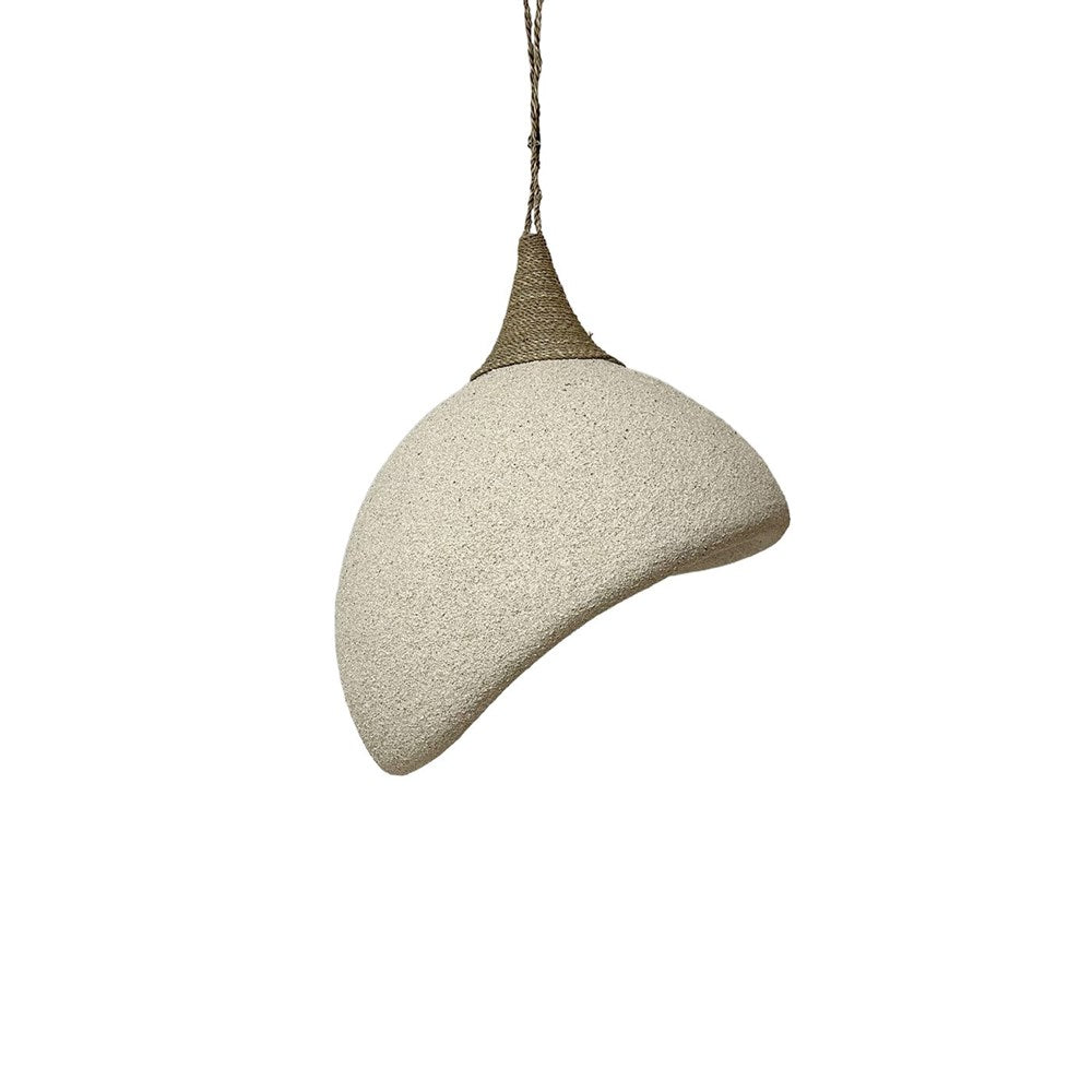 Umi Sand Dome Pendant Light - Natural