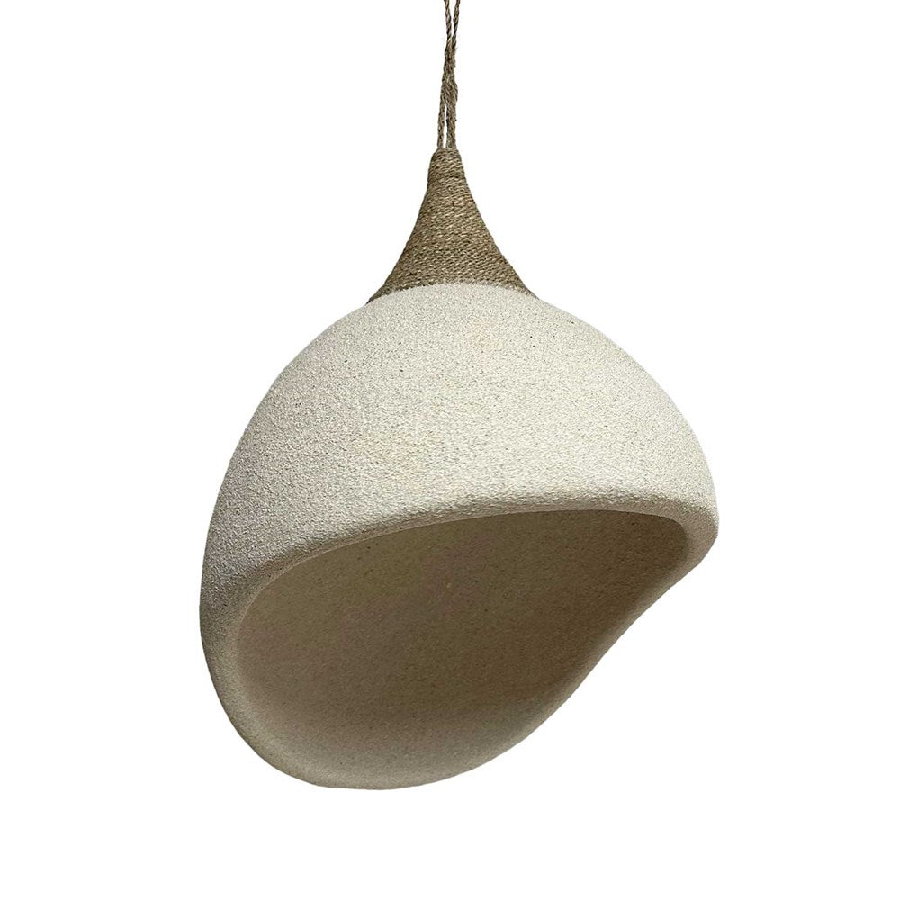 Umi Sand Dome Pendant Light - Natural