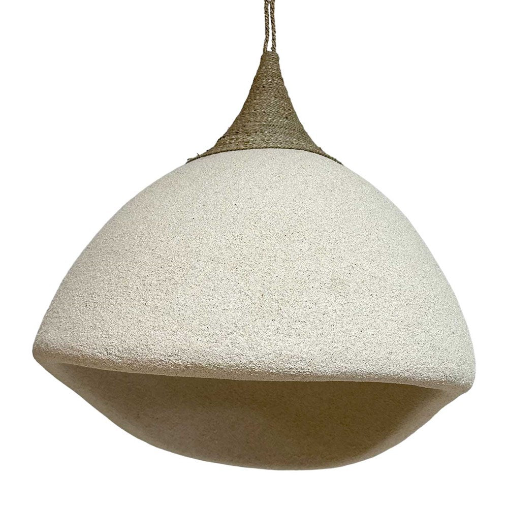 Umi Sand Dome Pendant Light - Natural