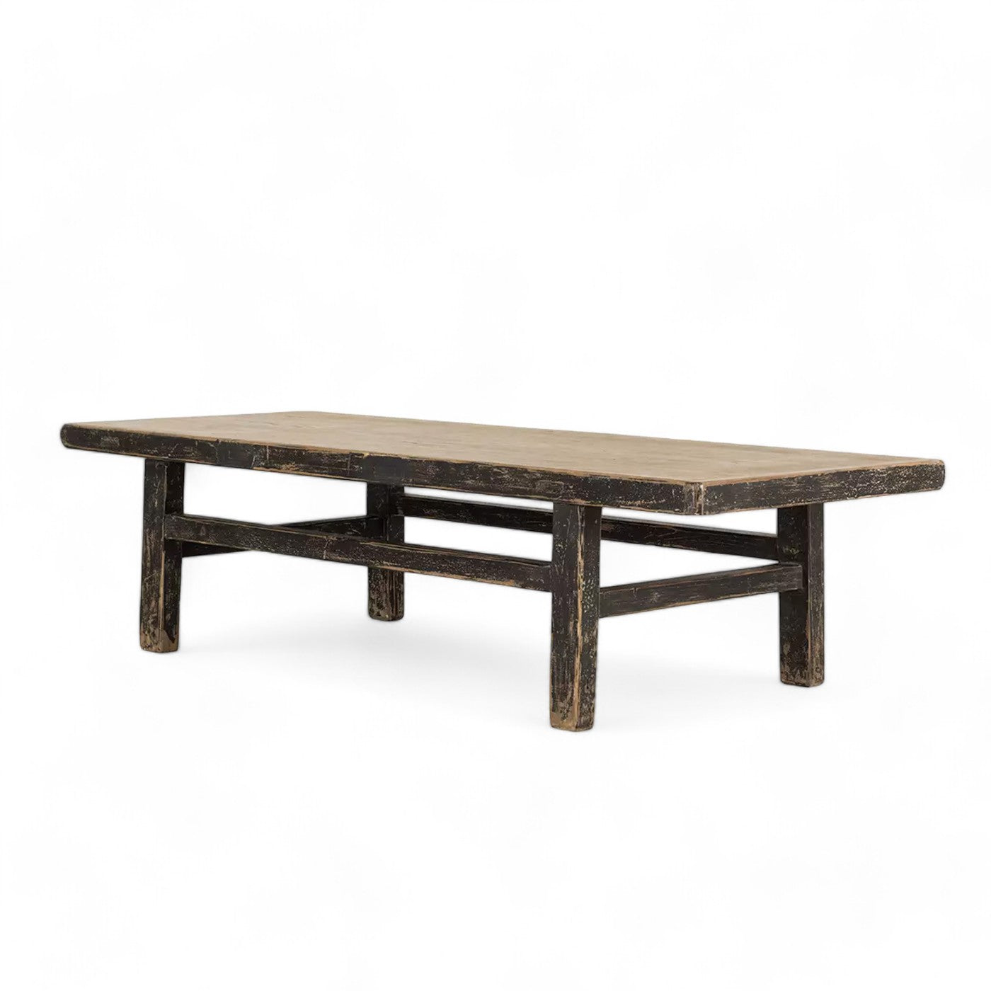 Venteo Rustic Black Pine Coffee Table