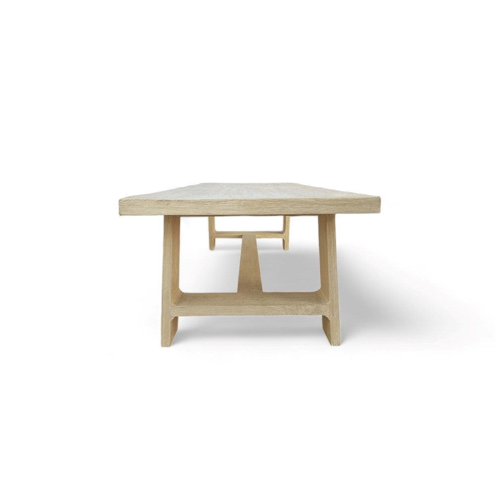 Vicenza Elm Dining Table 2.4m Seats 6-8