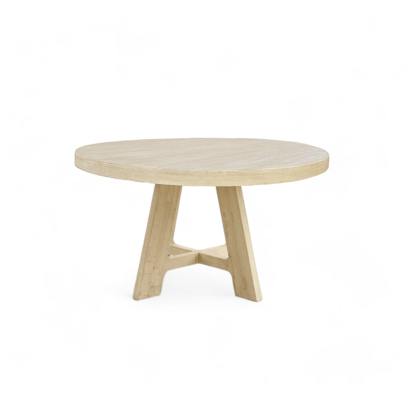 Vicenza Round Elm Dining Table 1.2m Seats 4