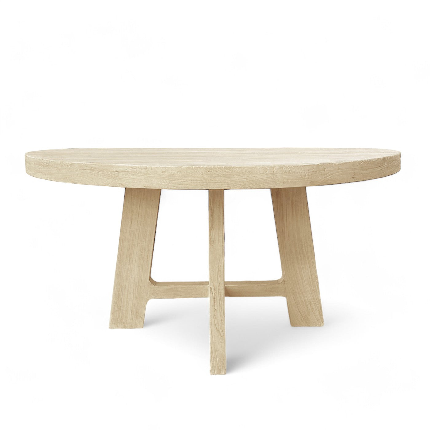 Vicenza Round Elm Dining Table 1.2m Seats 4