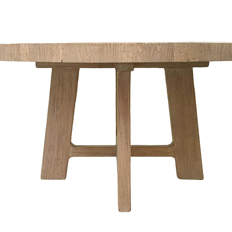 Vicenza Round Elm Dining Table 1.5m - Seats: 6