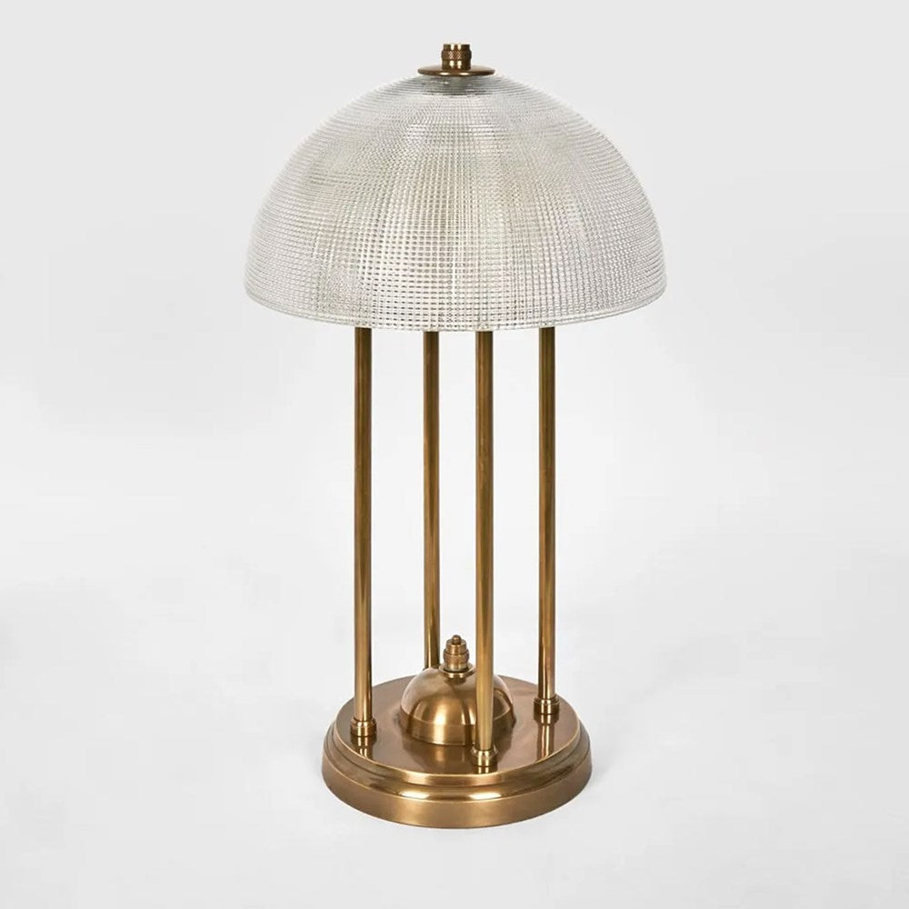 Victor Table Lamp With Textured Glass