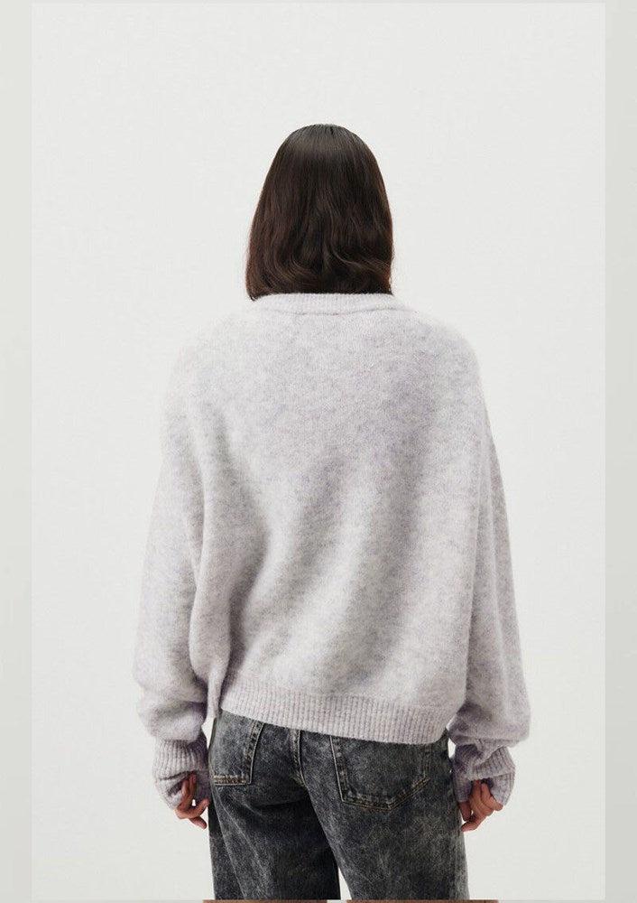 Vitow Jumper - Light Grey Melange