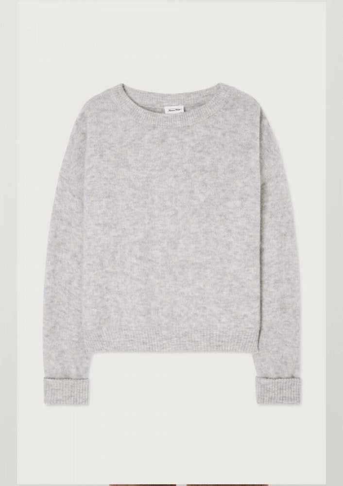 Vitow Jumper - Light Grey Melange