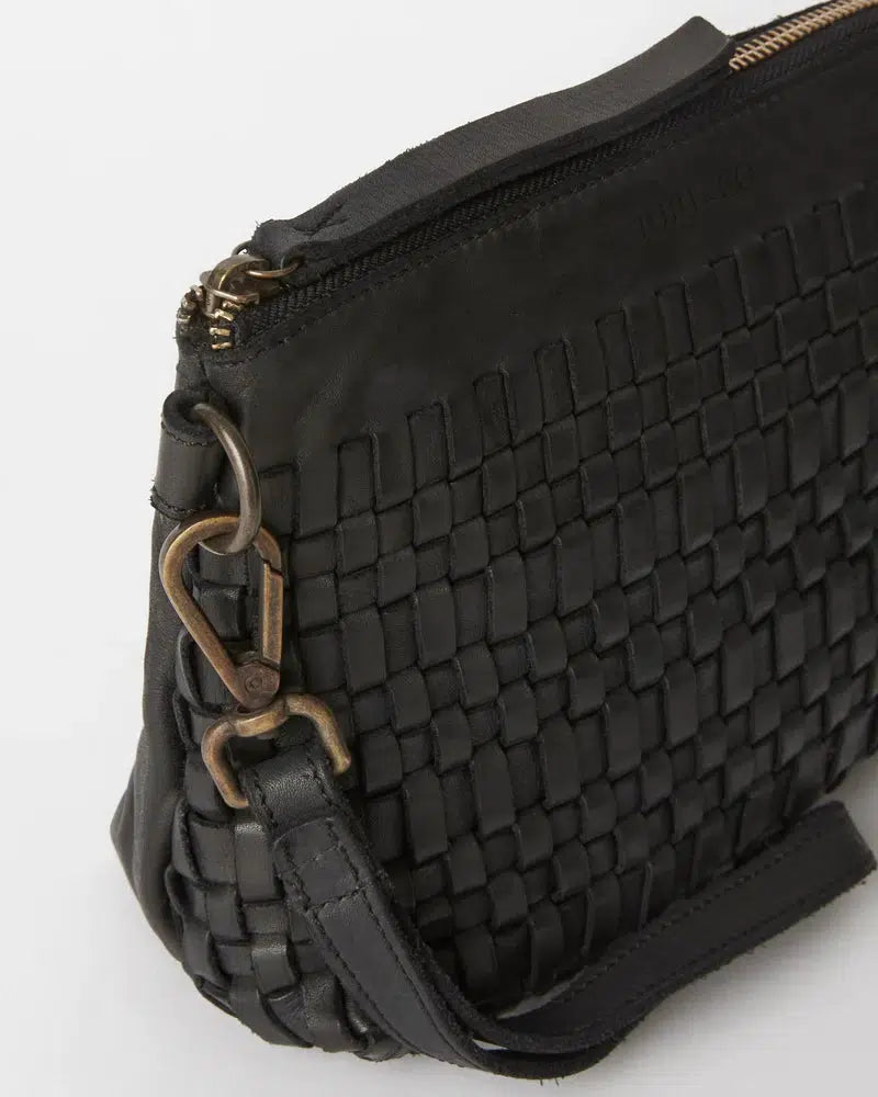 Woven Pouch Bag - Black