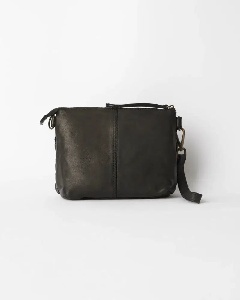 Woven Pouch Bag - Black