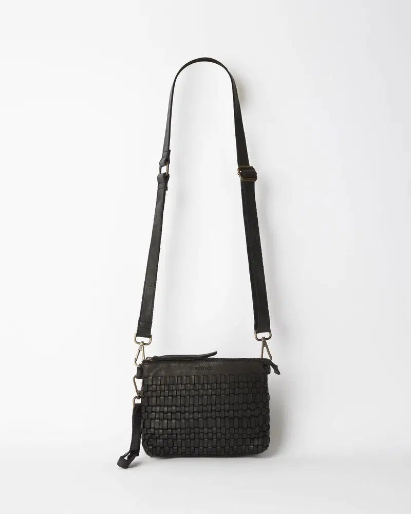 Woven Pouch Bag - Black