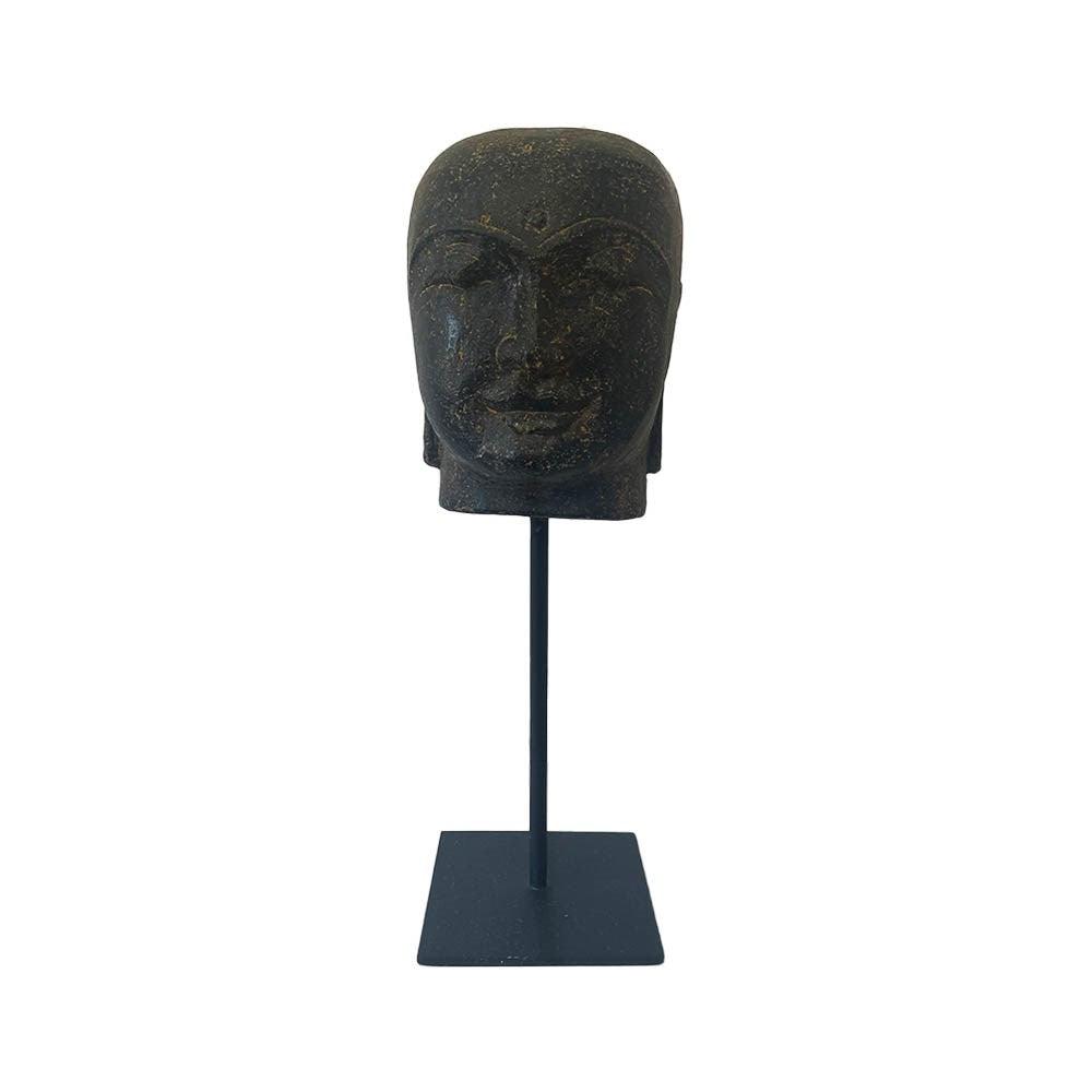 Buddha Head Bronze Statue