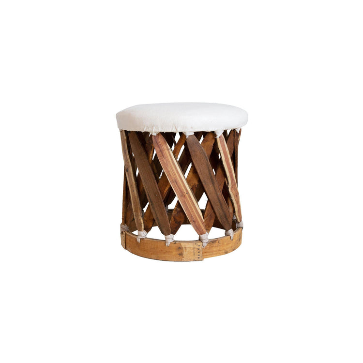 Cancun Padded Equipale Stool