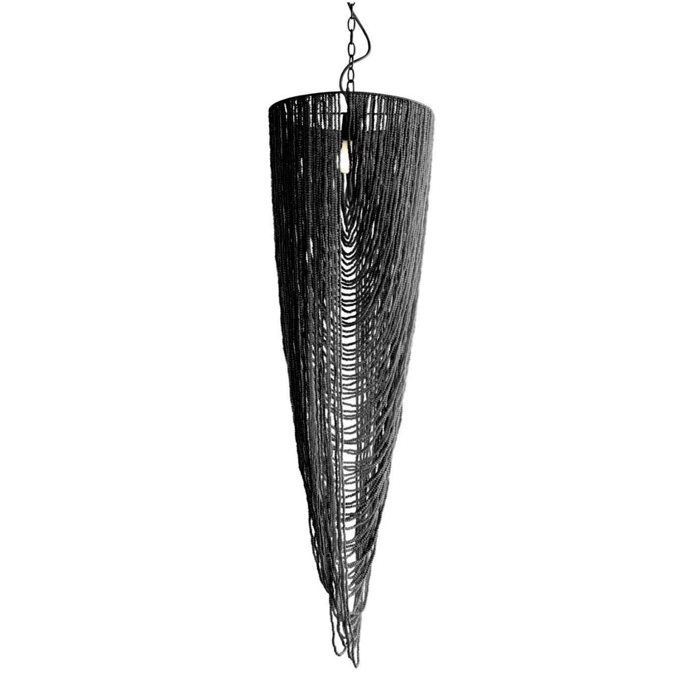 Elegance Chandelier - Black-St Barts