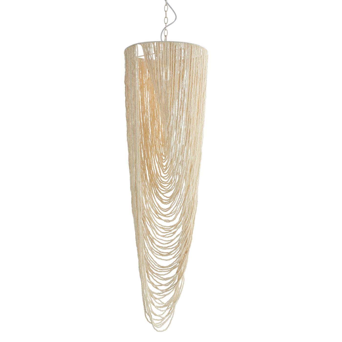 Elegance Chandelier - White-St Barts