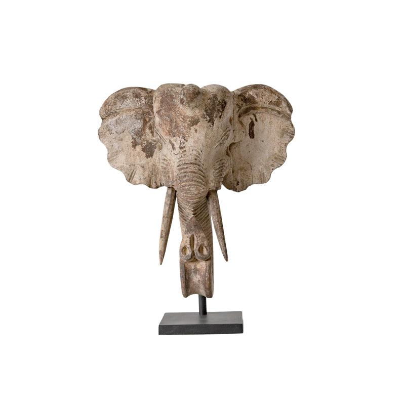 Elephant Head Statue