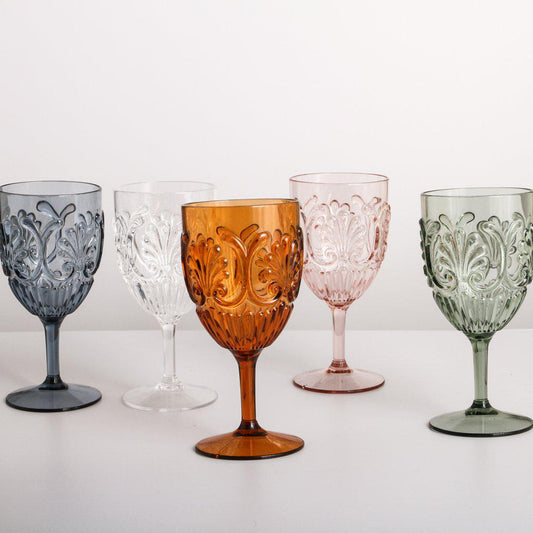 Flemington Clear Acrylic Wine Glass
