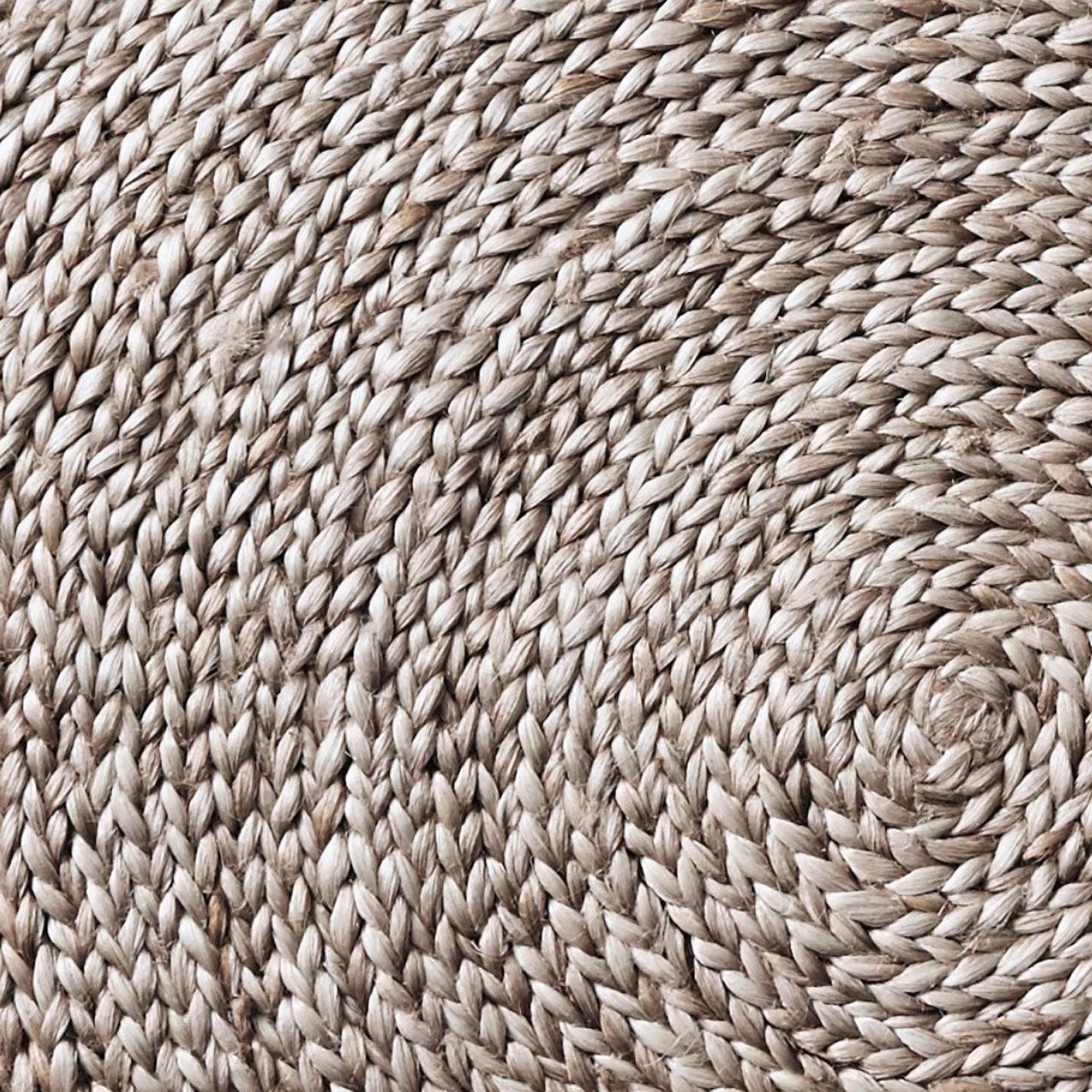 Kerala Braided Rug - Silver