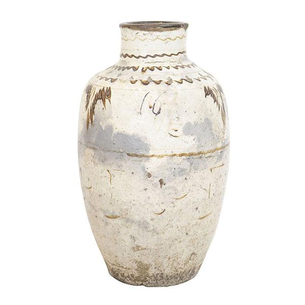 Oriental Calligraphy Tall Jar